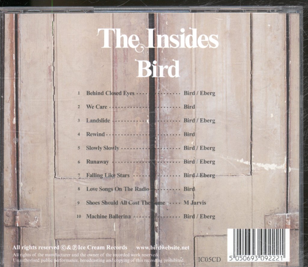 Bird - Insides - Cd