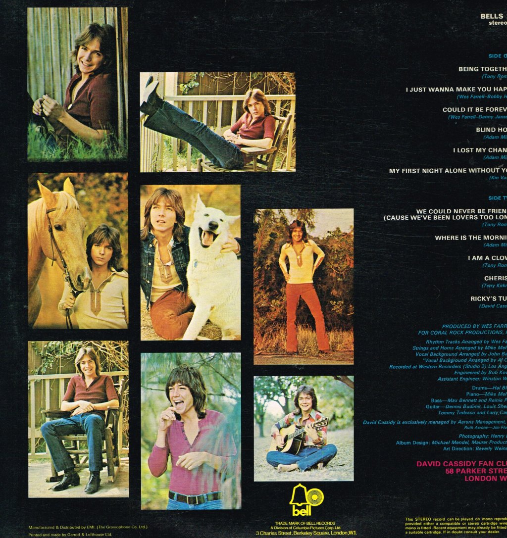 David Cassidy - Cherish - Lp