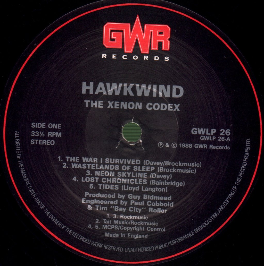 Hawkwind - Xenon Codex - Lp