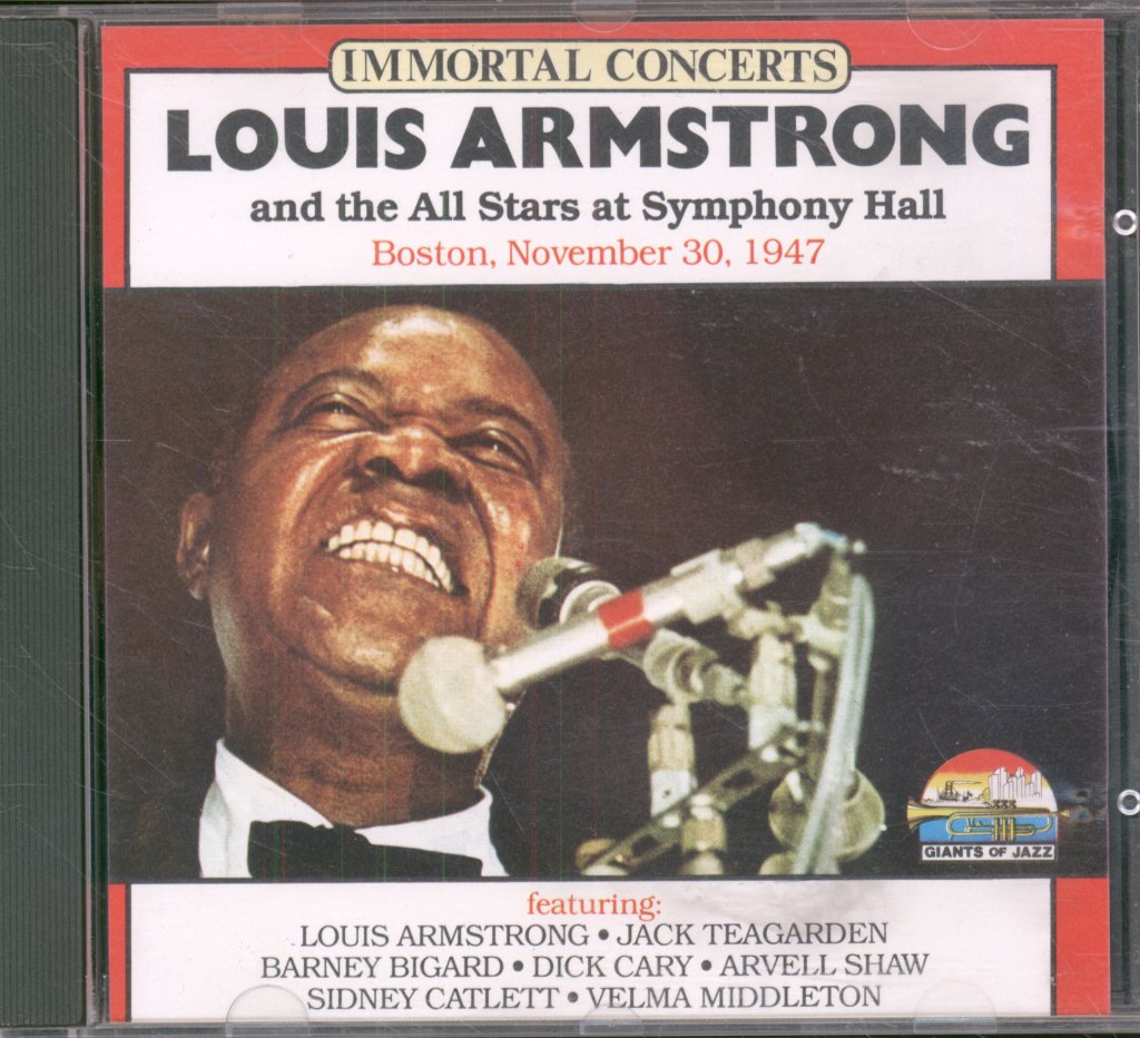 Louis Armstrong And His All-Stars - Louis Armstrong And The All Stars At Symphony Hall - Cd