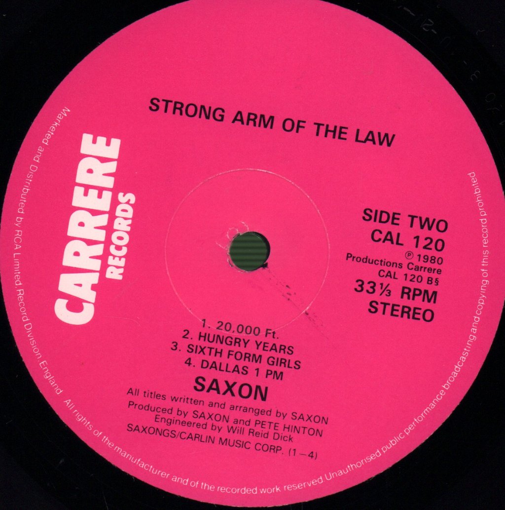 Saxon - Strong Arm Of The Law - Lp