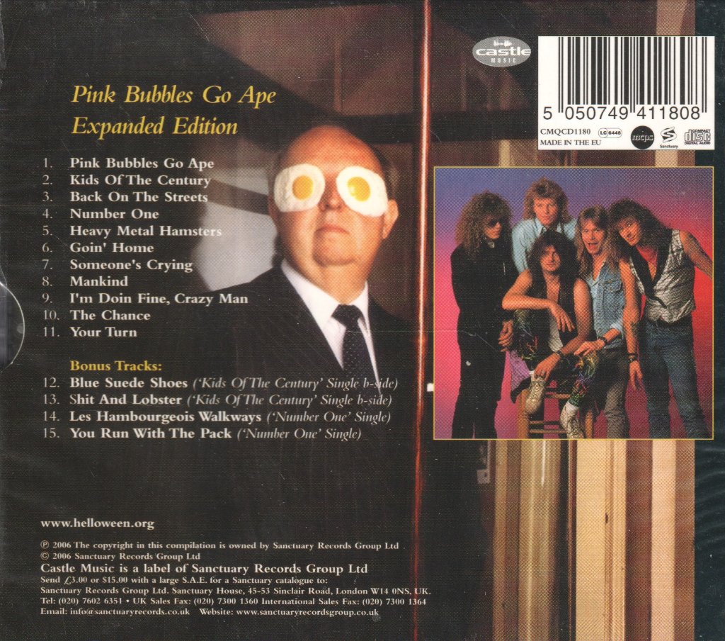 Helloween - Pink Bubbles Go Ape - Cd