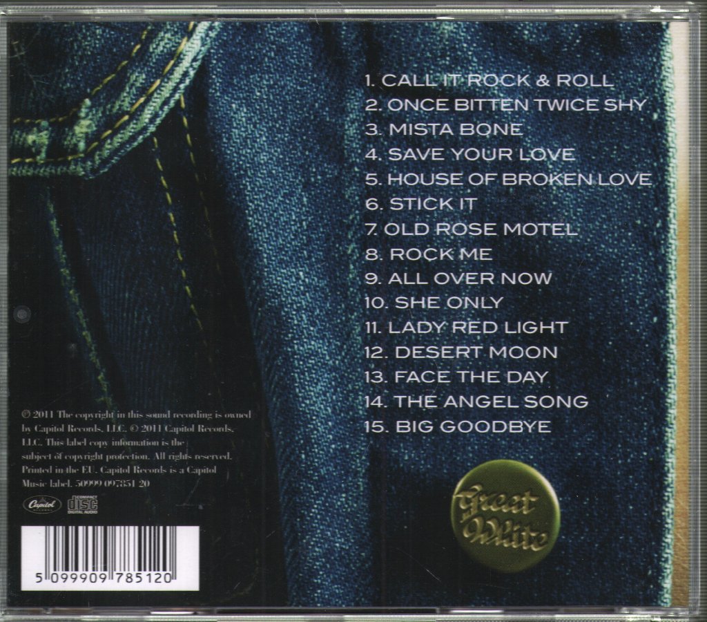 Great White - Absolute Hits - Cd
