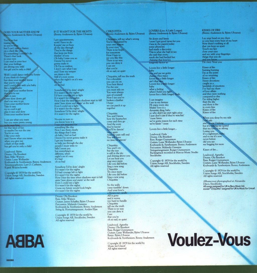 ABBA - Voulez Vous - Lp