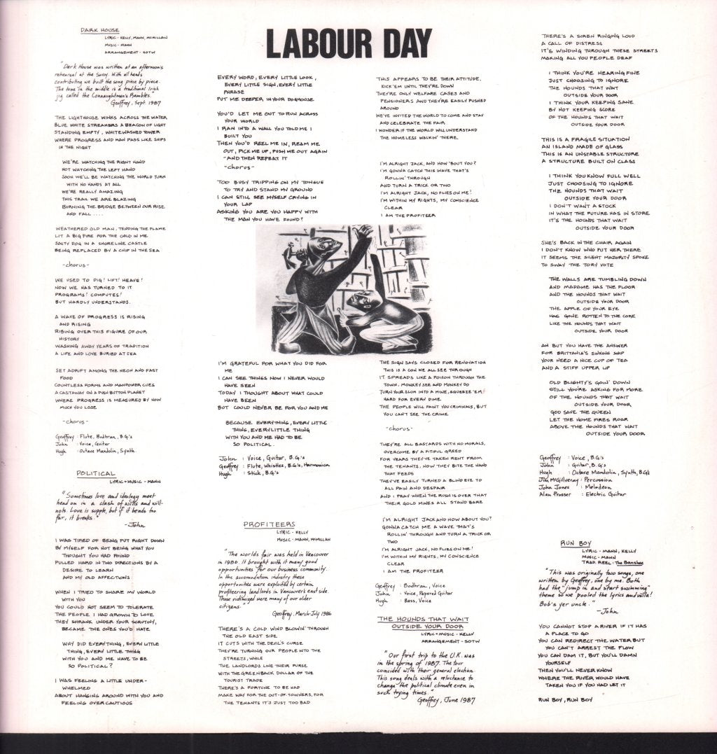Spirit Of The West - Labour Day - Lp