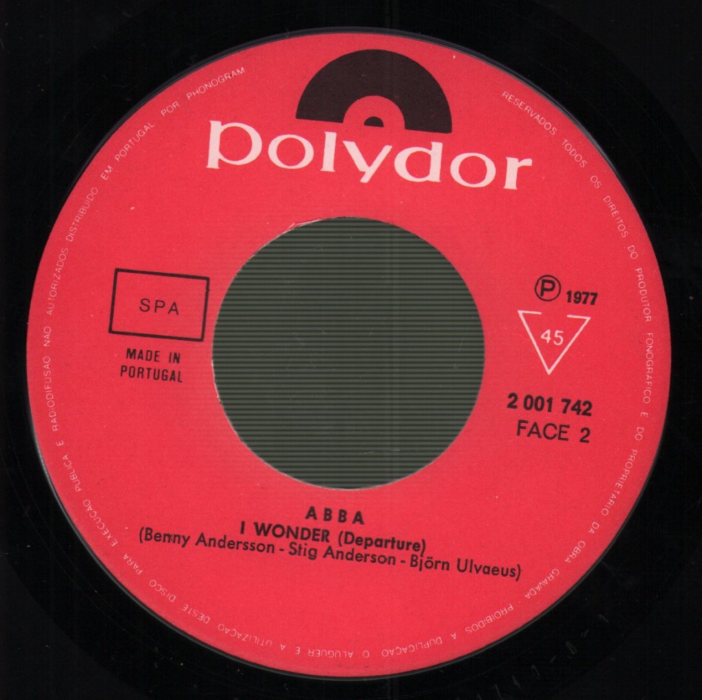 ABBA - Name Of The Game / I Wonder (Departure) - 7 Inch