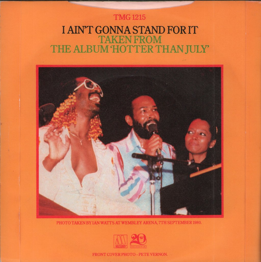 Stevie Wonder - I Ain't Gonna Stand For It - 7 Inch