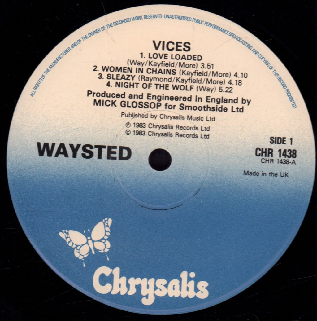 Waysted - Vices - Lp