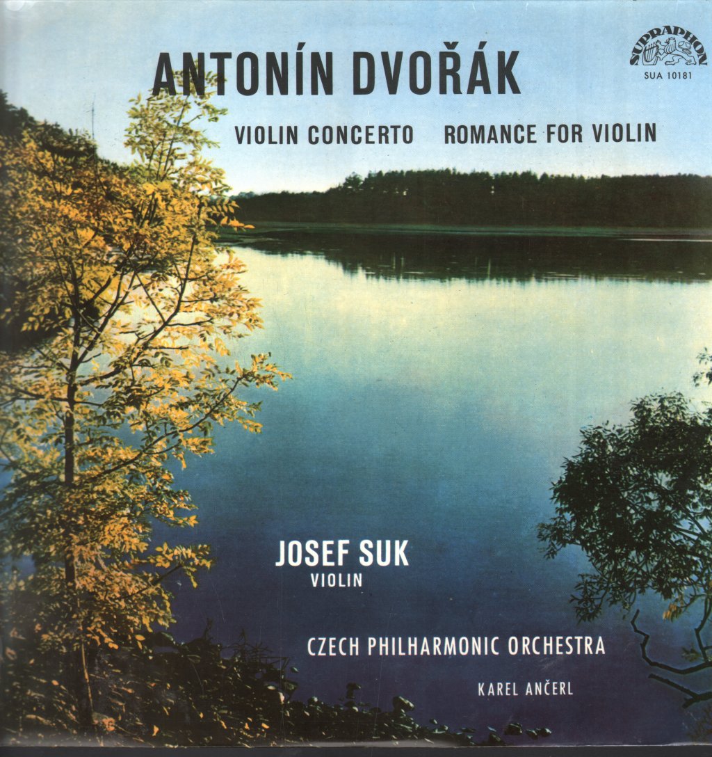 Josef Suk / Czech Philharmonic Orchestra - Dvorak - Violin Concerto / Romance For Violin - Lp