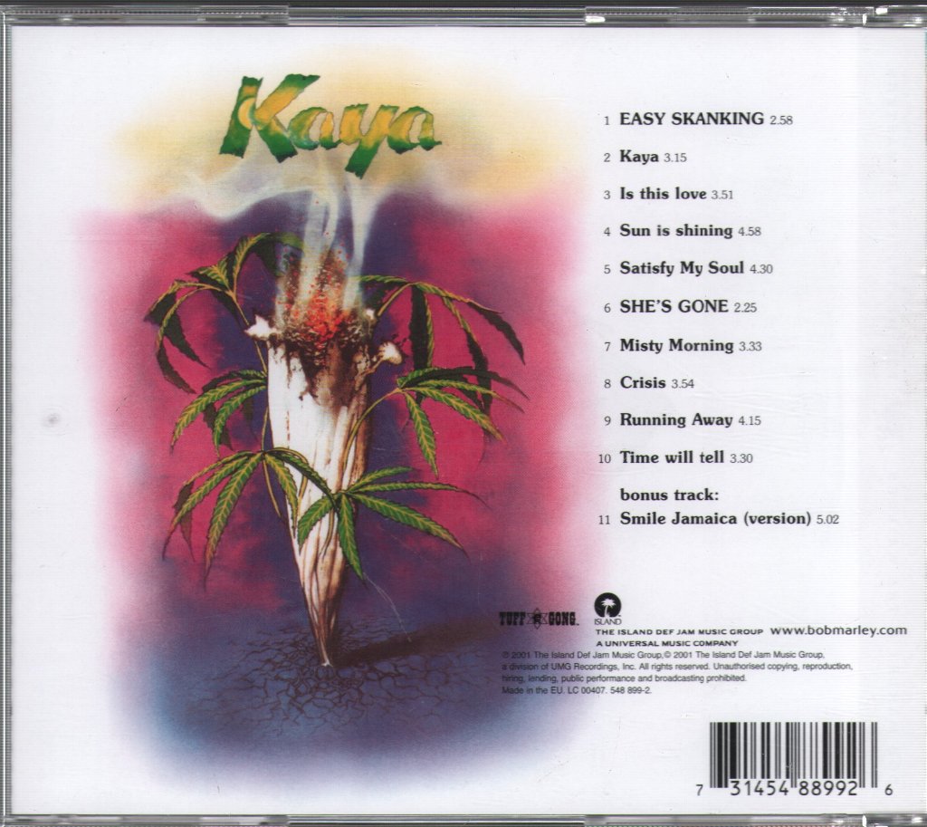 Bob Marley & The Wailers - Kaya - Cd