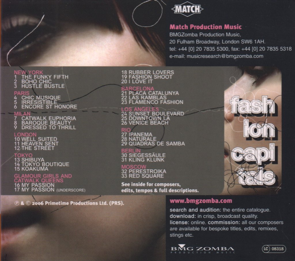 Various Artists - Fashion Capitals - Cd