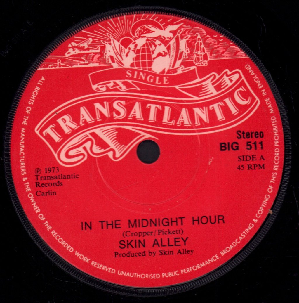 Skin Alley - In The Midnight Hour - 7 Inch