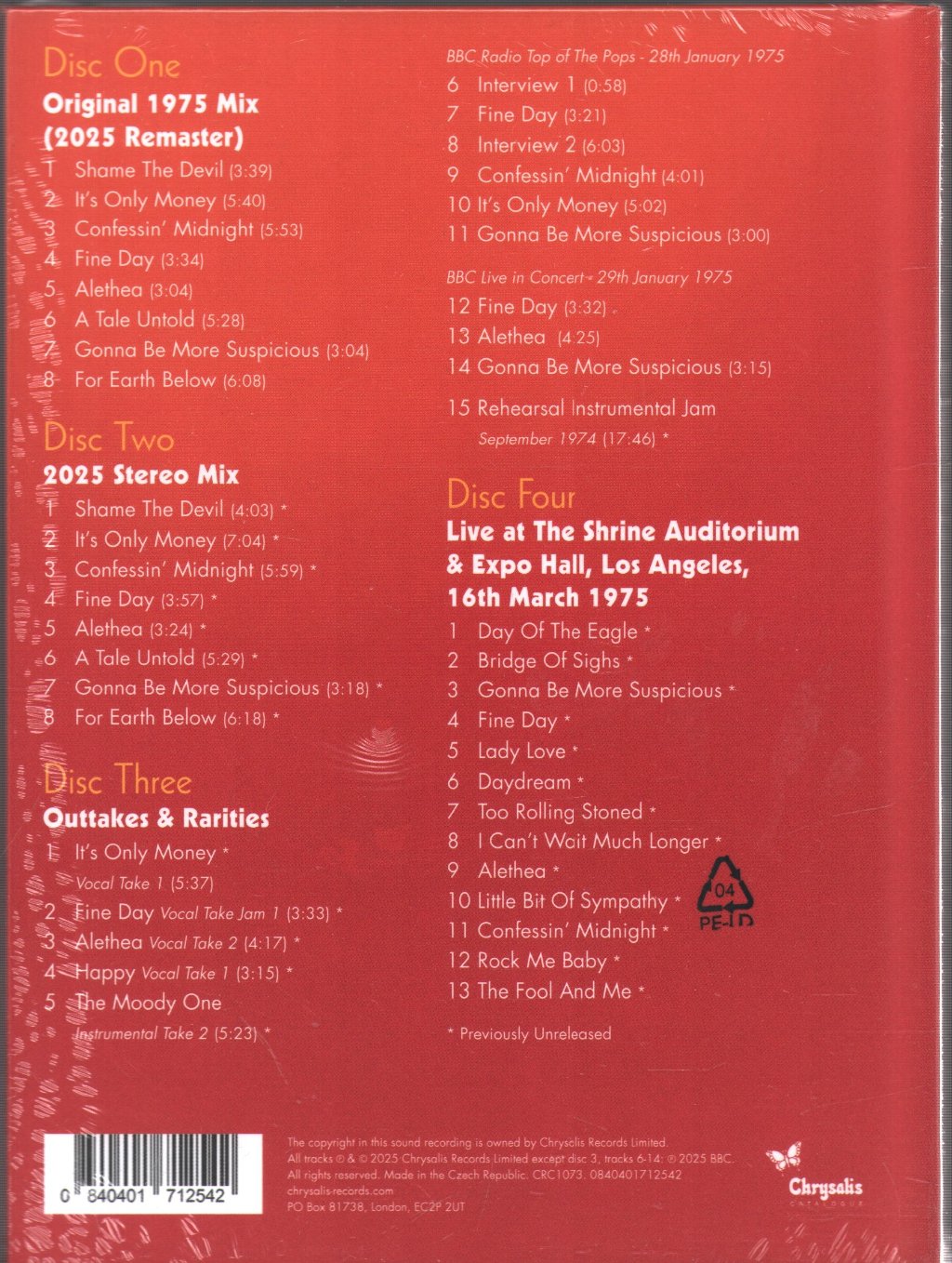 Robin Trower - For Earth Below - Cd Set