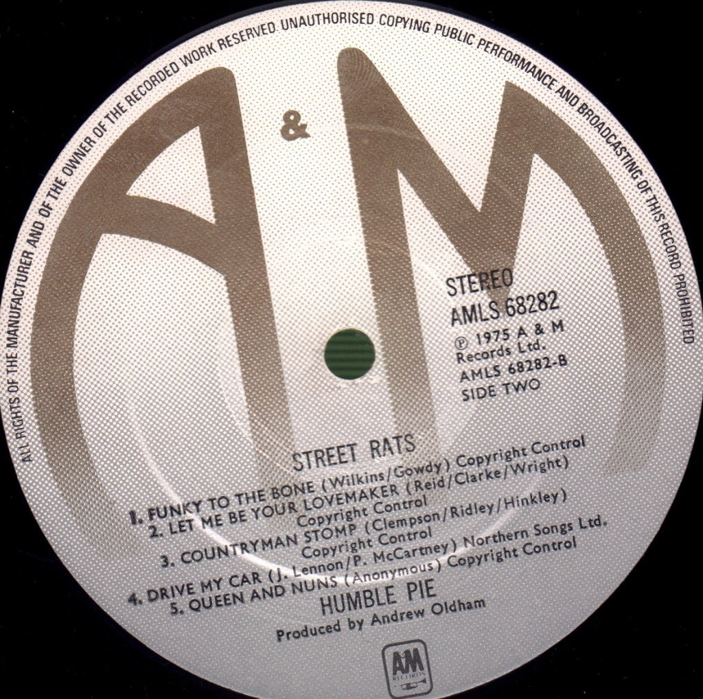 Humble Pie - Street Rats - Lp