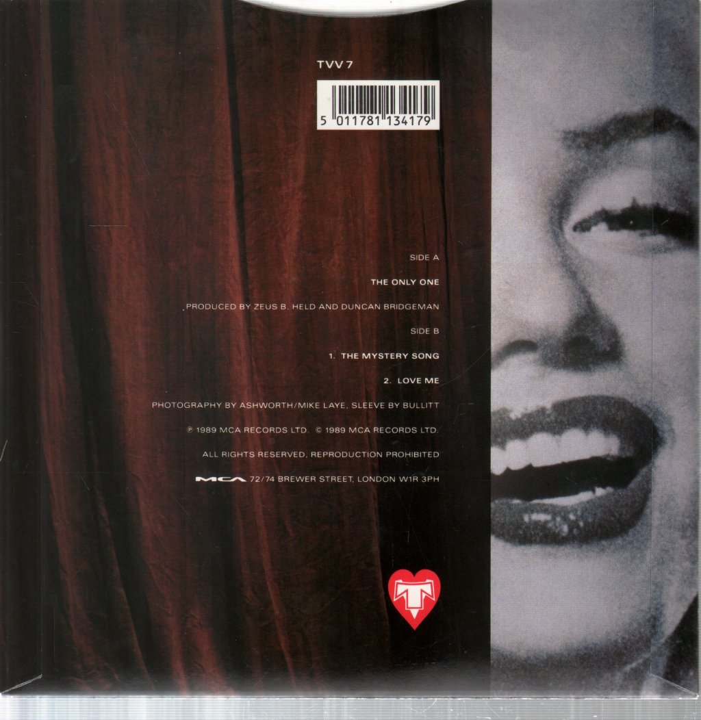Transvision Vamp - Only One - 7 Inch