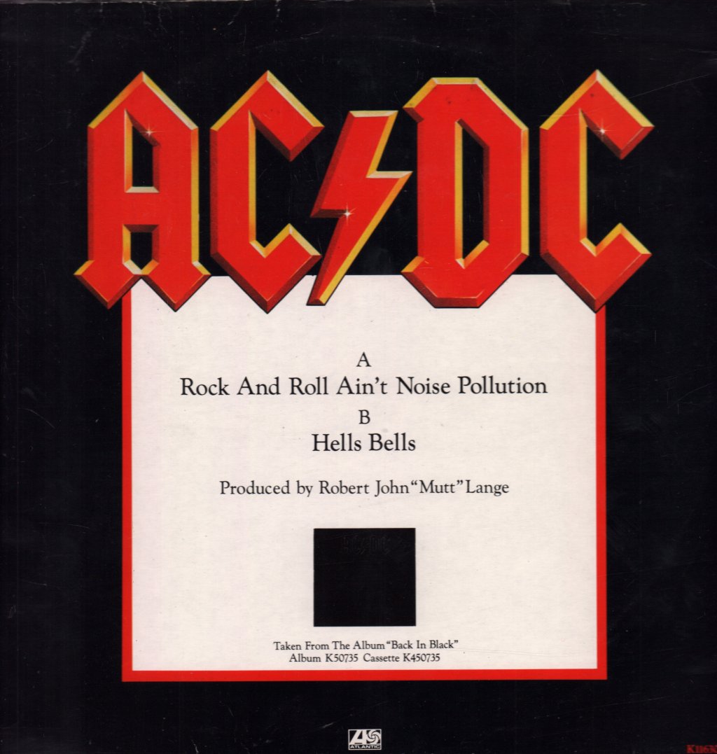 AC/DC - Rock And Roll Ain't Noise Pollution - 12 Inch