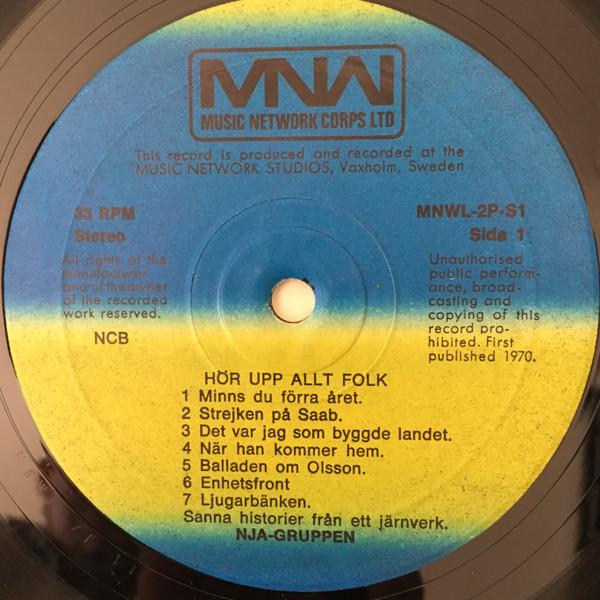 NJA-Gruppen - Hör Upp Allt Folk - Lp