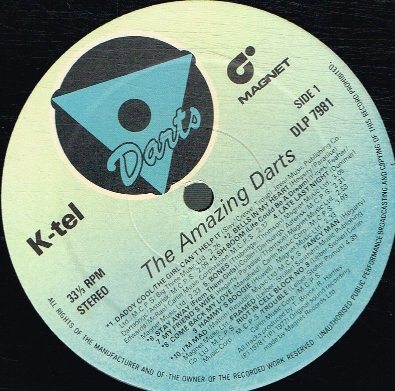Darts - Amazing Darts - Lp