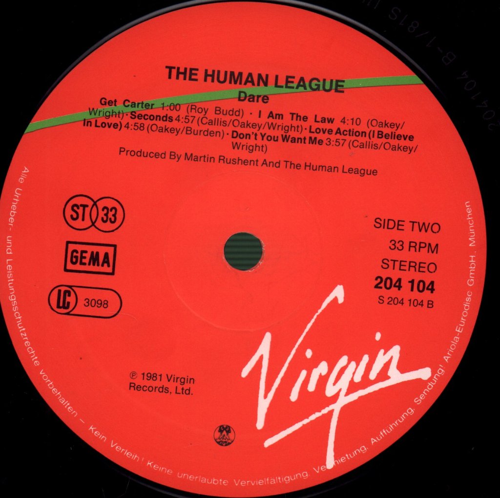 Human League - Dare! - Lp