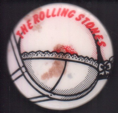 Rolling Stones - boob design - Badge