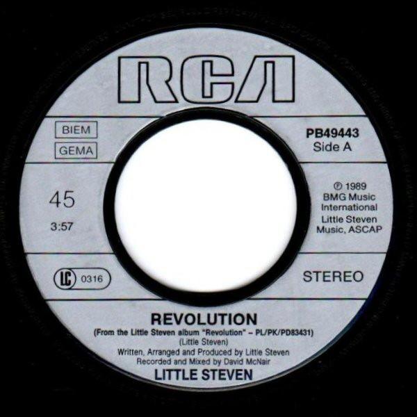 Little Steven - Revolution - 7 Inch