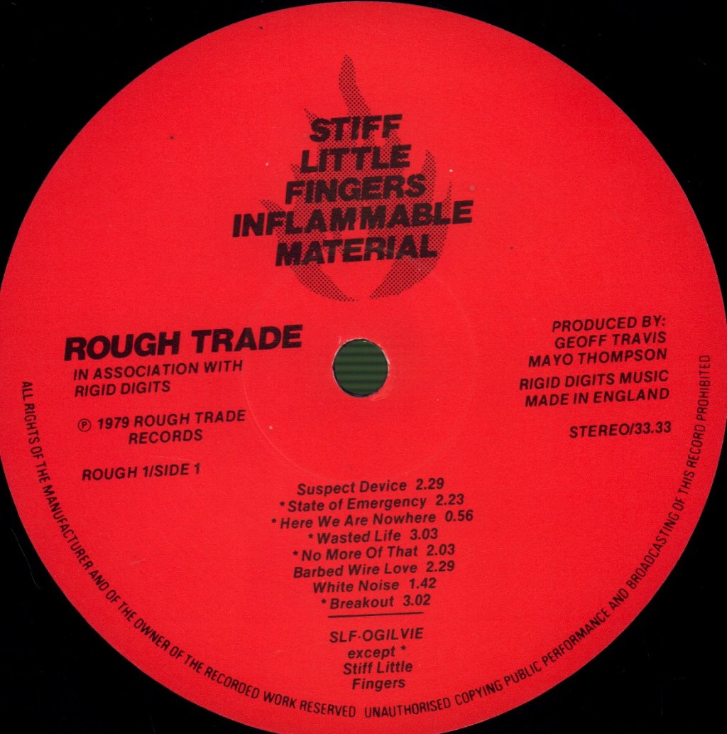 Stiff Little Fingers - Inflammable Material - Lp