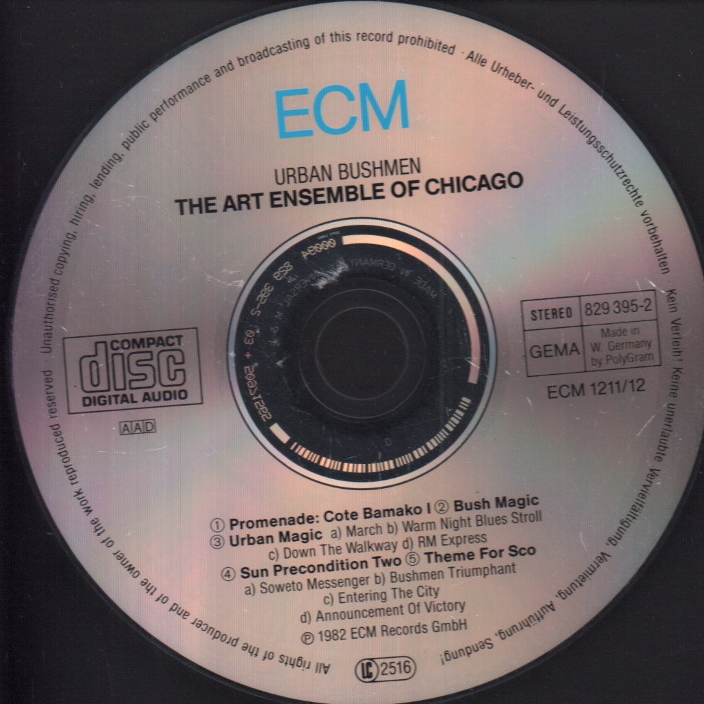 Art Ensemble Of Chicago - Urban Bushmen - Double Cd