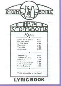 Haze (Prog) - Stoat And Bottle - Booklet