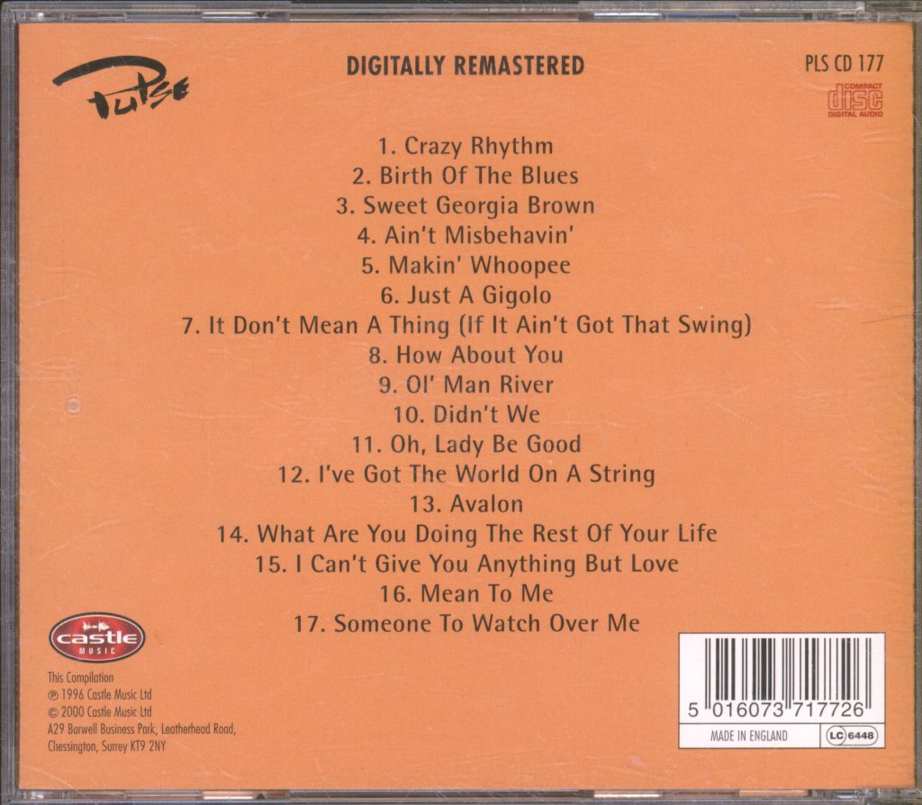 Stéphane Grappelli - Crazy Rhythm - Cd