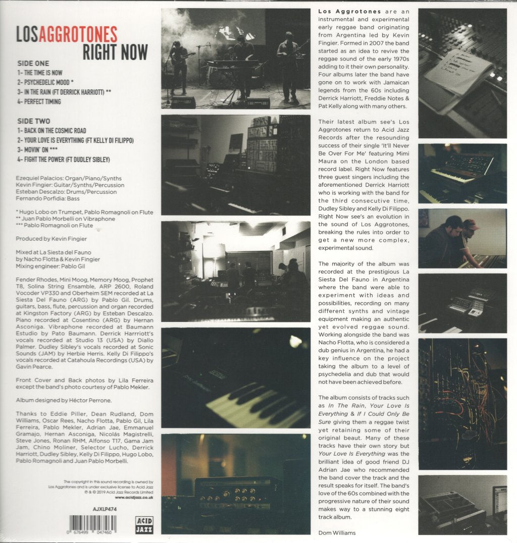 Los Aggrotones - Right Now - Lp