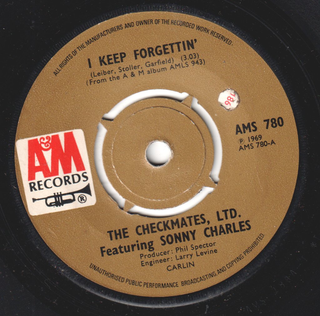 Checkmates Ltd. Featuring Sonny Charles - I Keep Forgettin' - 7 Inch