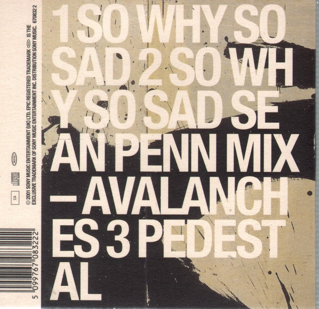 Manic Street Preachers - So Why So Sad - Cd