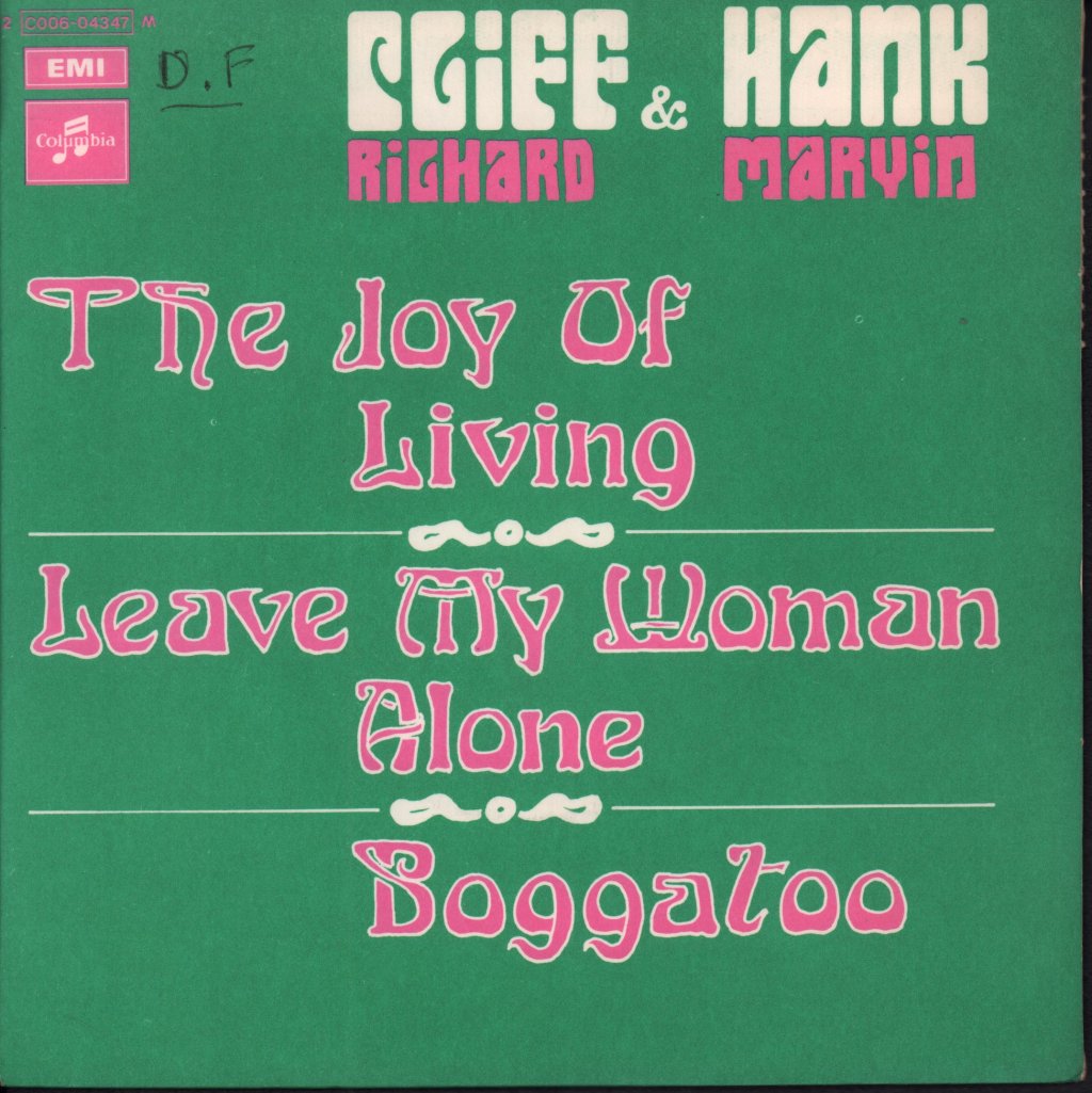 cliff richard and hank marvin - Joy Of Living - 7 Inch