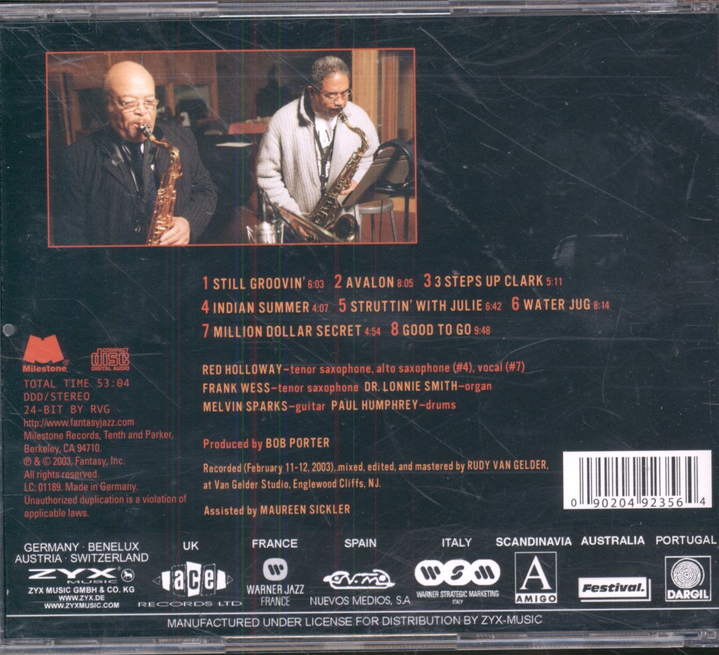 Red Holloway - Coast To Coast - Cd