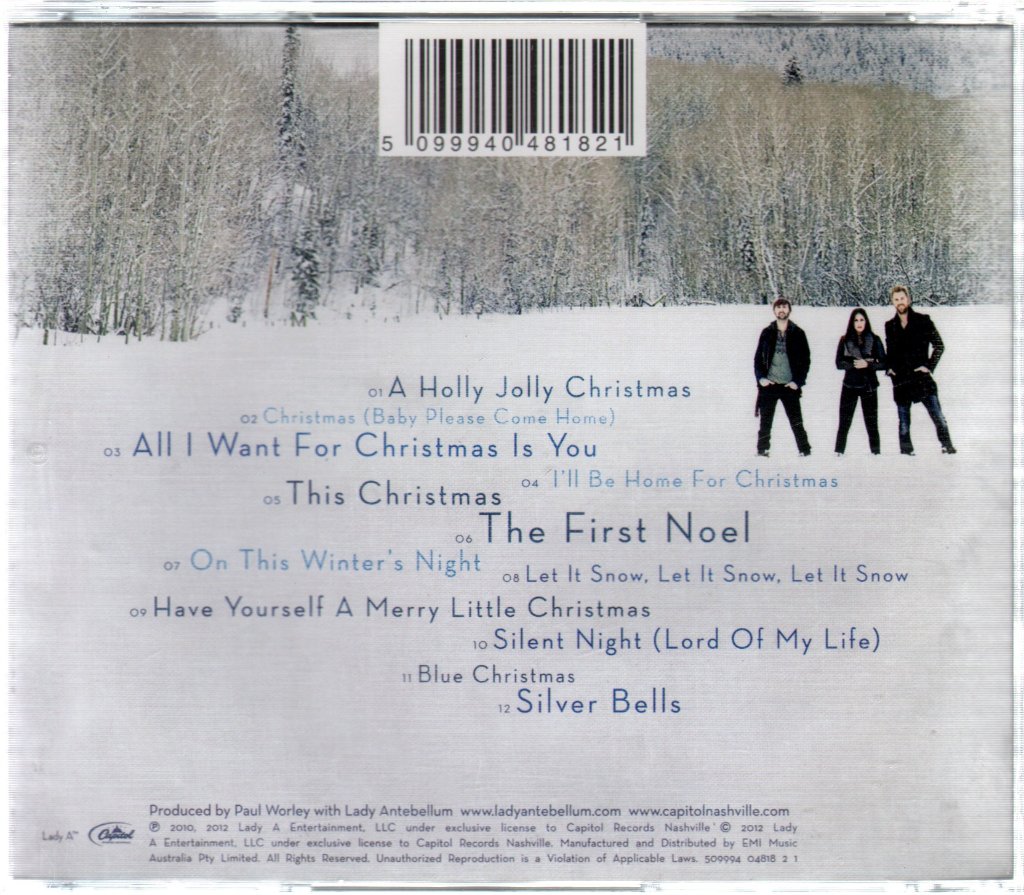 Lady Antebellum - On This Winter's Night - Cd