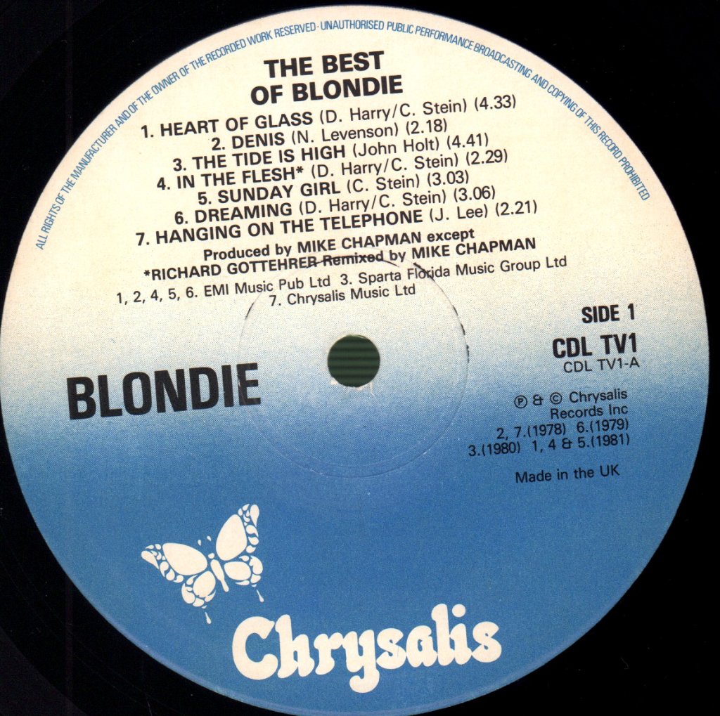 Blondie - Best Of - Lp