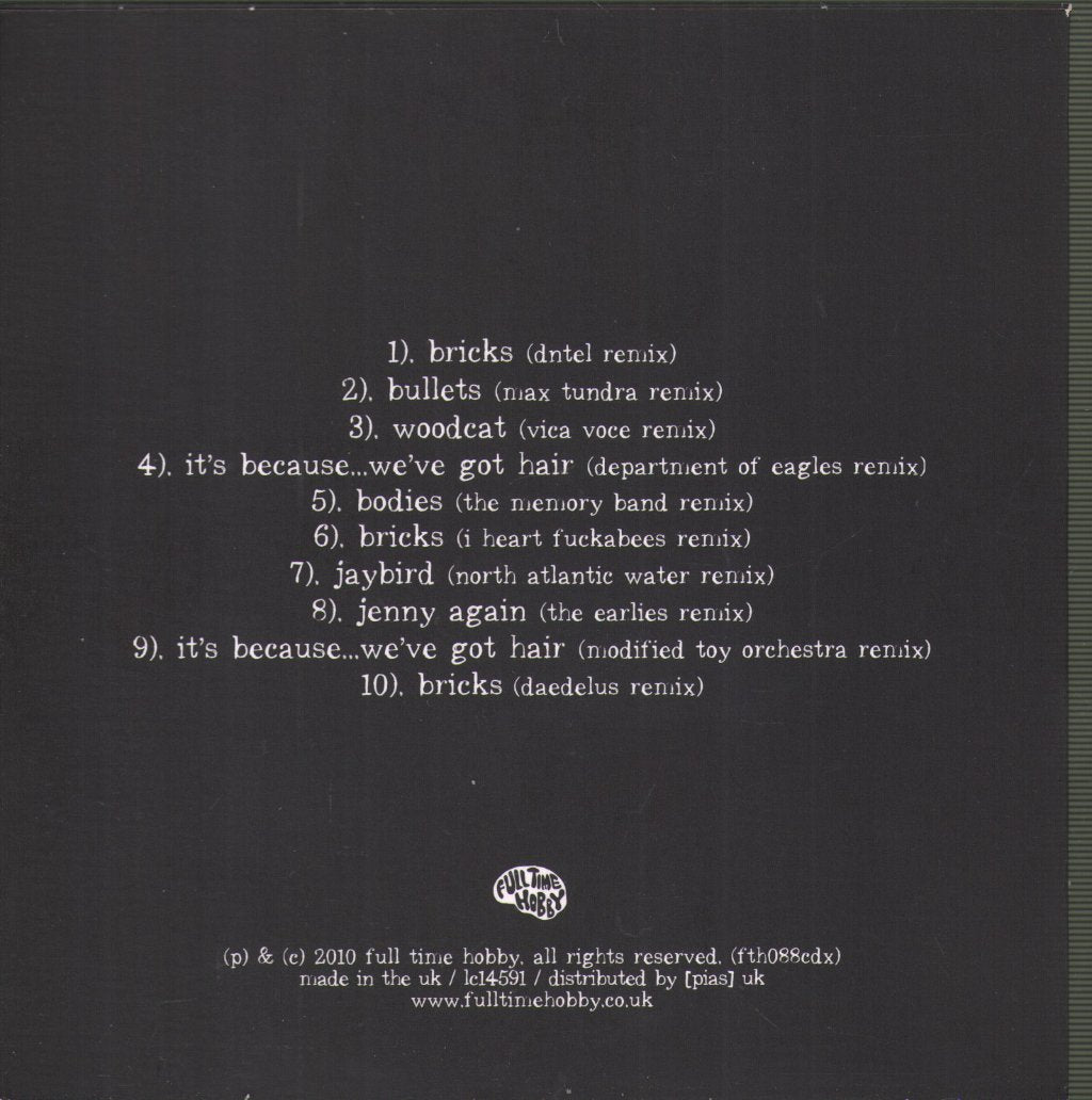 Tunng - Remixes - Cd