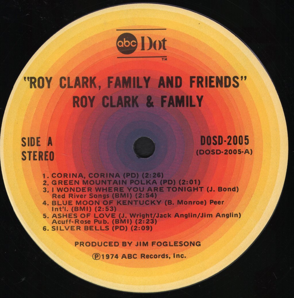 Roy Clark - Family & Friends - Lp