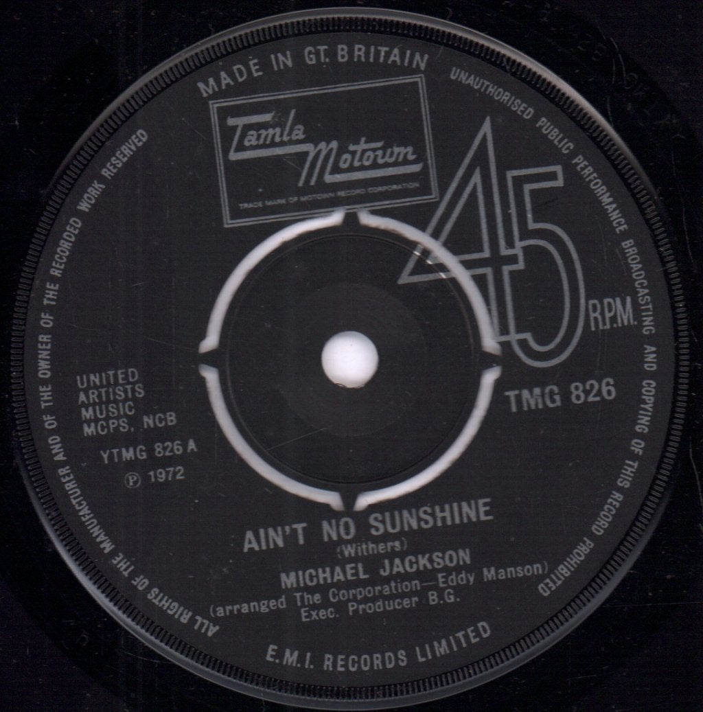 Michael Jackson - Ain't No Sunshine - 7 Inch