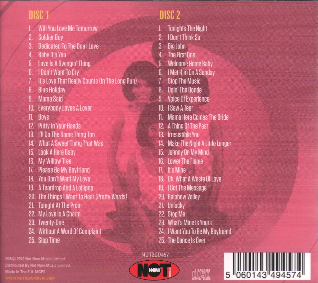 Shirelles - Will You Love Me Tomorrow - The Scepter And Top Rank Records Story - Double Cd