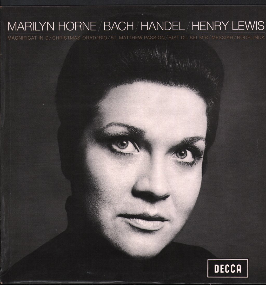 Marilyn Horne / Henry Lewis - Marilyn Horne Sings Bach And Handel - Lp