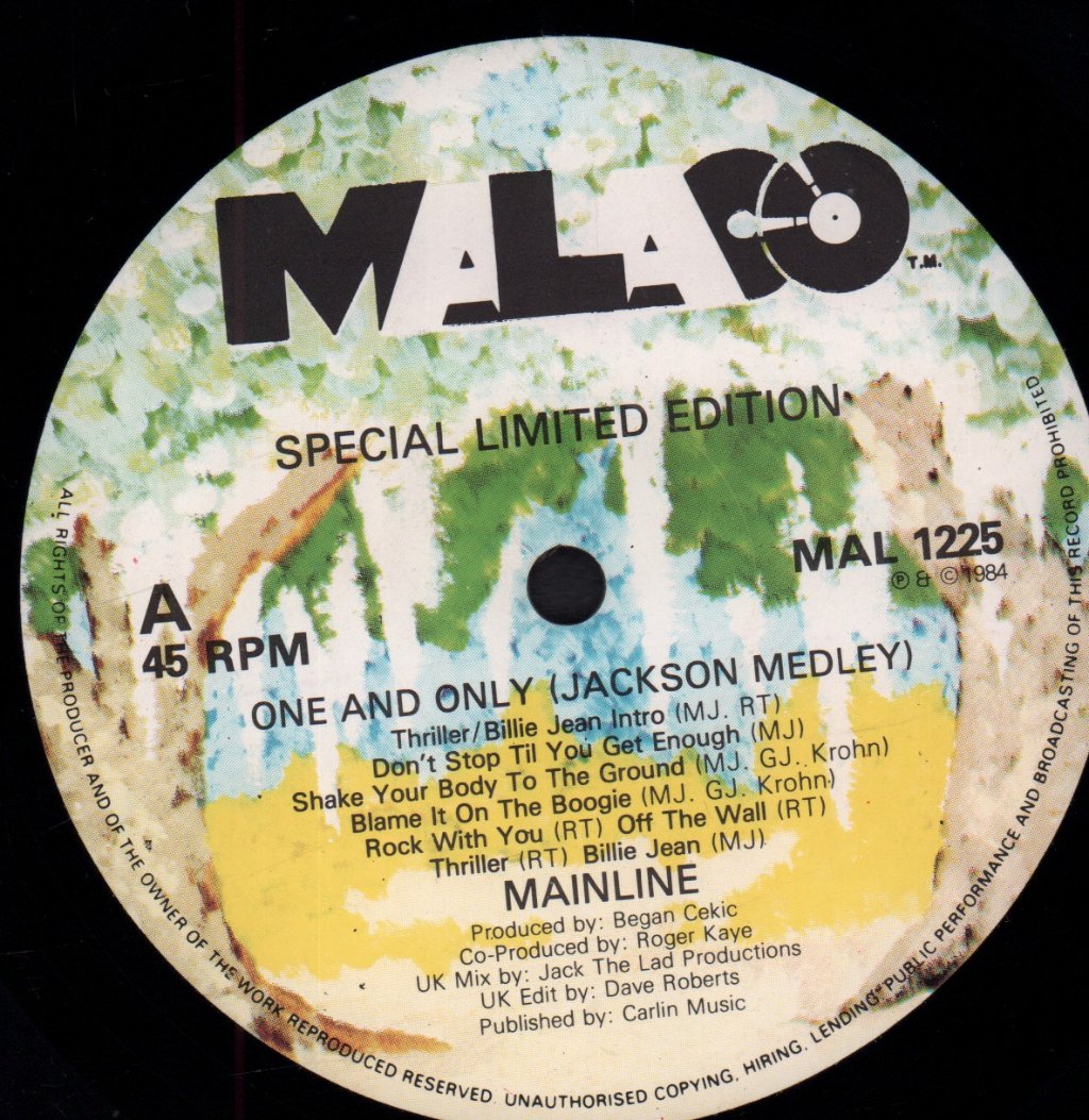 Mainline - One And Only - 12 Inch