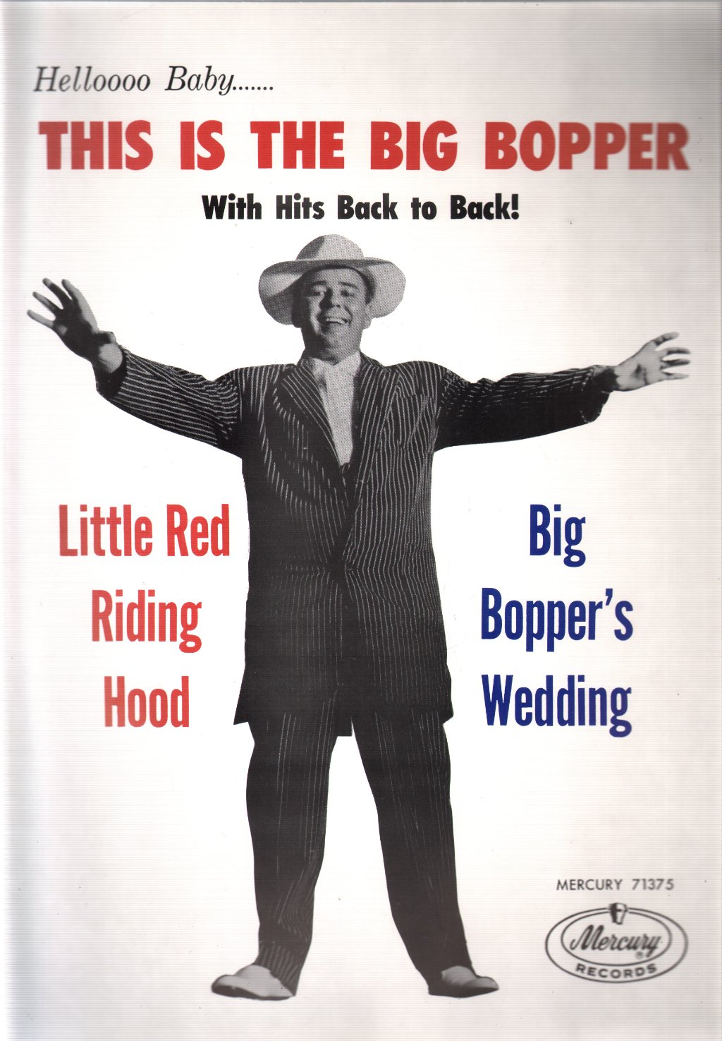 Big Bopper - Little Red Riding Hood/Big Bopper's Wedding - Poster