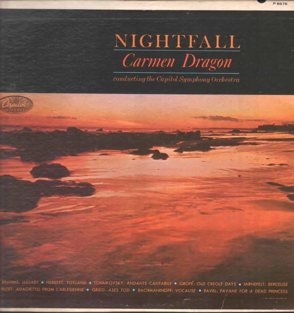 Carmen Dragon / Capitol Symphony Orchestra - Nightfall - Lp