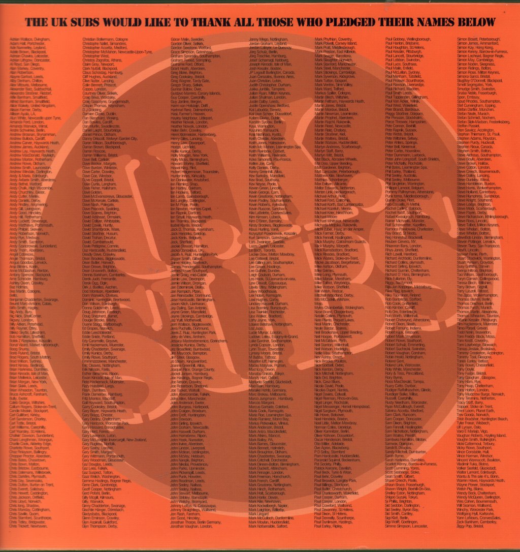 UK Subs - Ziezo - Lp