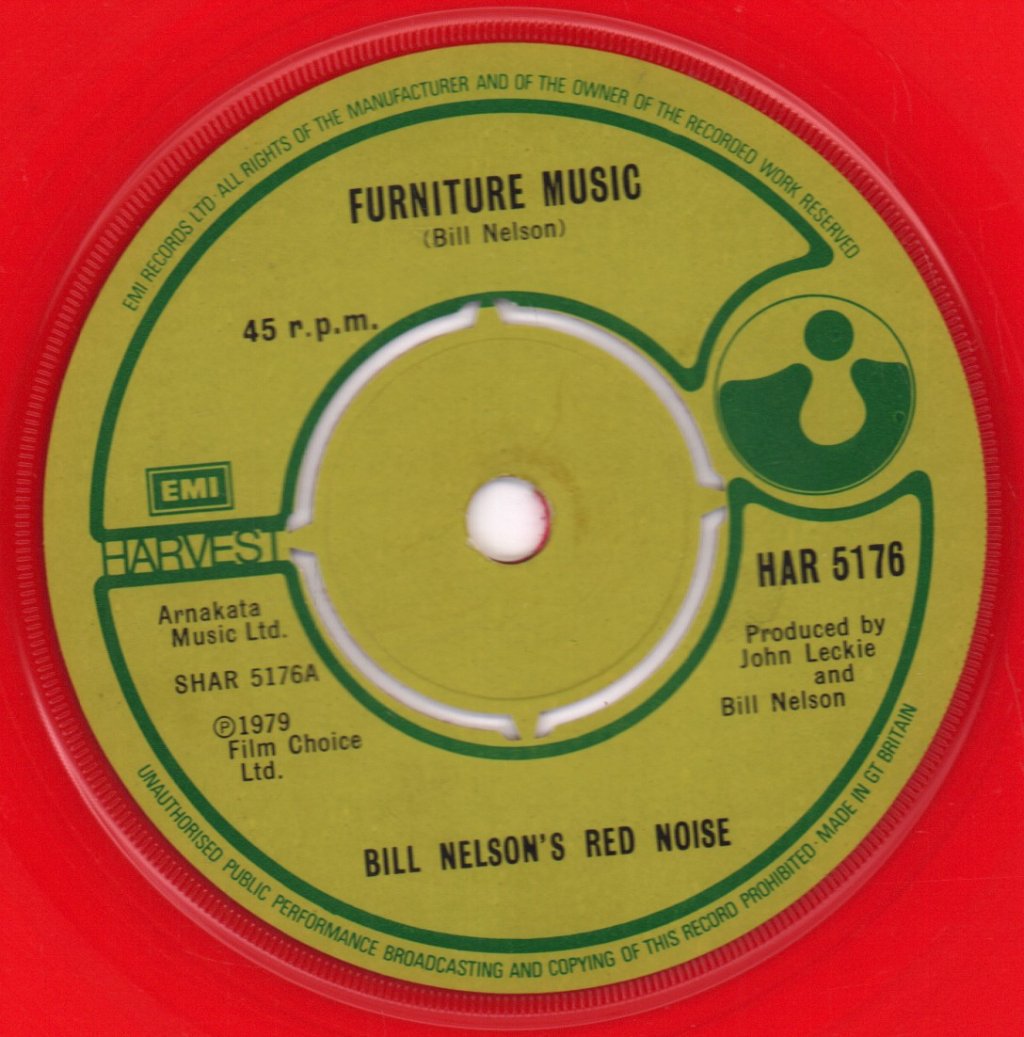 Bill Nelson's Red Noise - Furniture Music - 7 Inch
