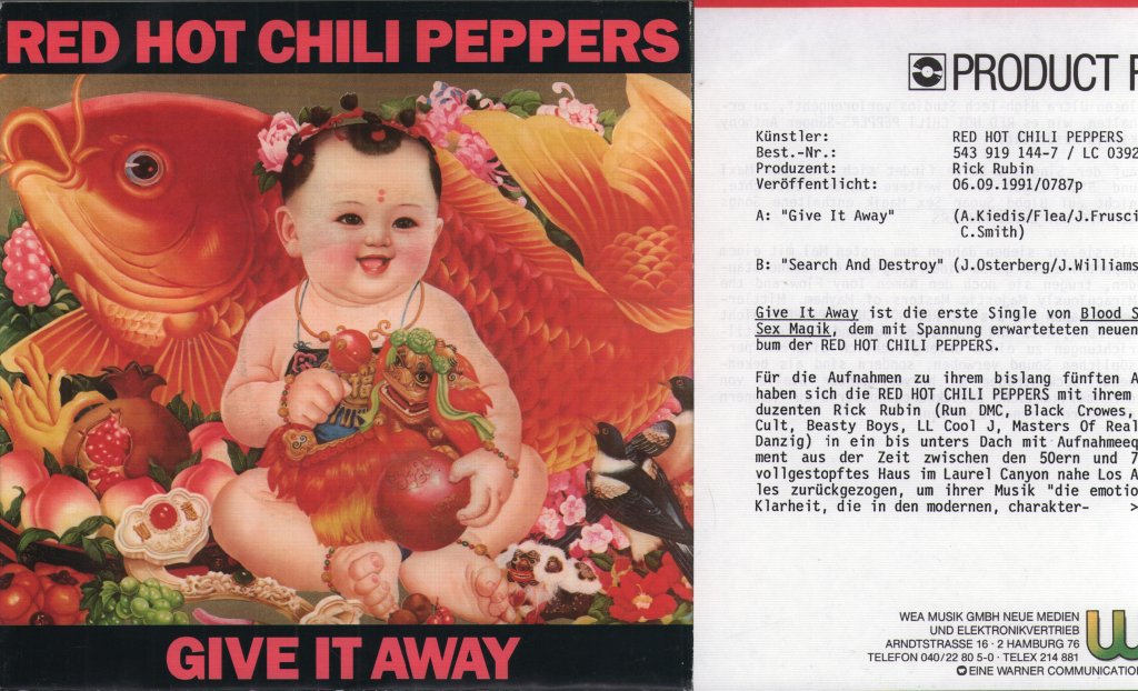 Red Hot Chili Peppers - Give It Away - 7 Inch