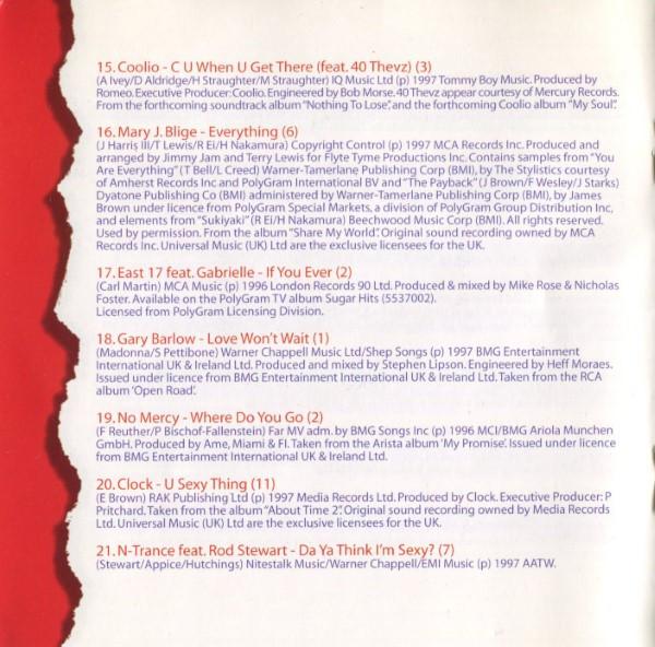 Various - Greatest Hits Of 1997 - Double Cd