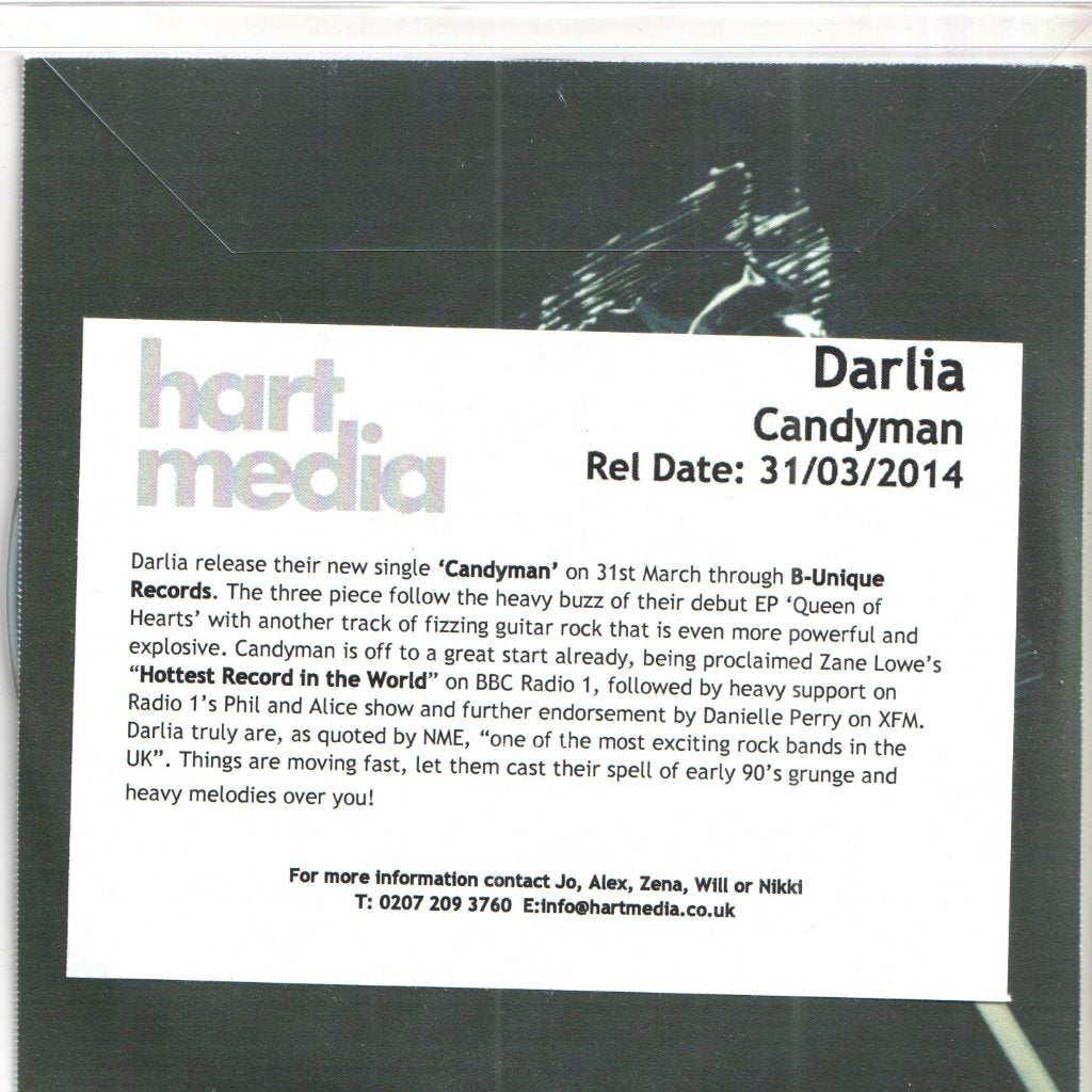 Darlia - Candyman - Cdr