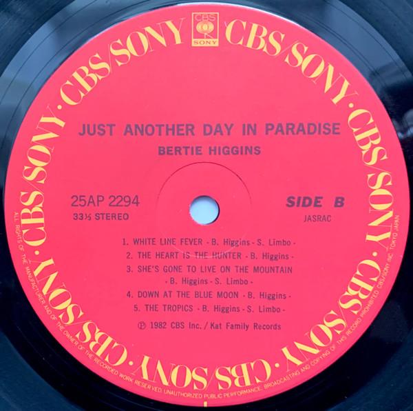 Bertie Higgins - Just Another Day In Paradise - Lp